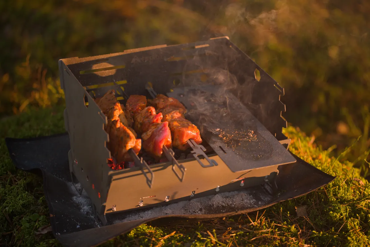 Skewer mode: kebabs on the integrated rails